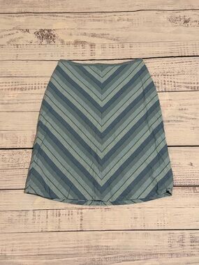 Gap 60% Linen 40% Cotton Skirt Women’s Size 2 Striped, Lined, Retro, Boho